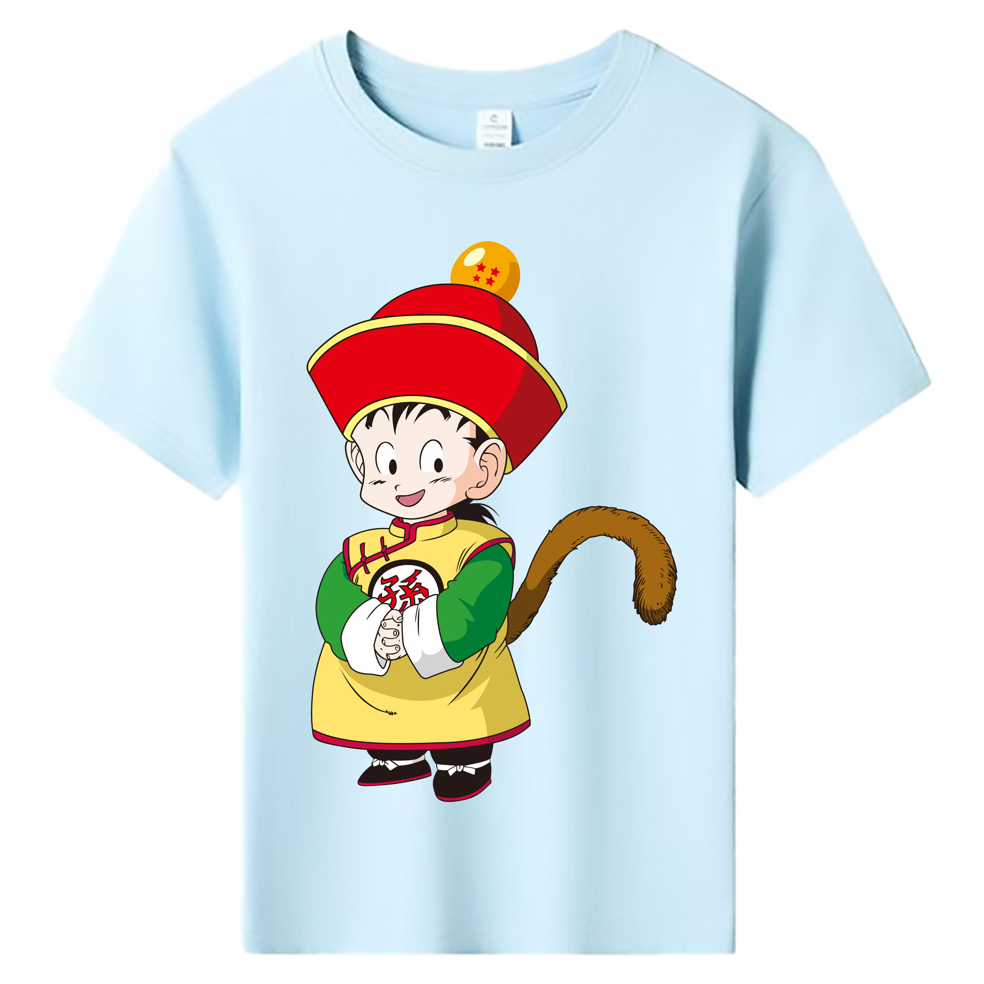 （画像用） ドラゴンボール 孫悟空（そん ごくう）Son Goku カカロット DRAGON BALL Kakarotto 綿100％キッズTシャツ（フロントプリント）